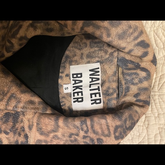 Walter baker leather leopard jacket - Picture 2 of 2